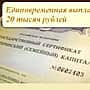 Заявления на единовременную выплату из средств материнского капитала можно подать до 31 марта 2016 года.