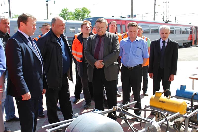 Железнодорожную станцию Канаш с рабочим визитом посетил начальник Горьковской железной дороги Анатолий Лесун.