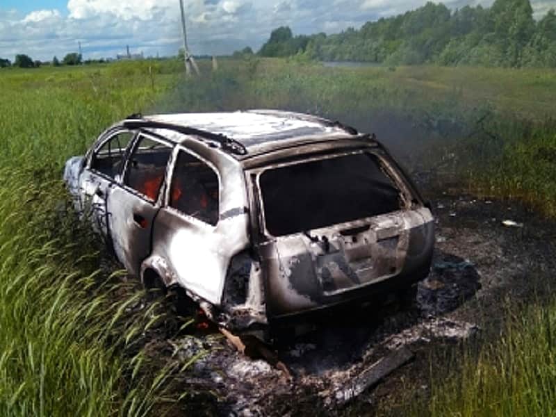 Житель Чебоксар сгорел в собственном автомобиле.