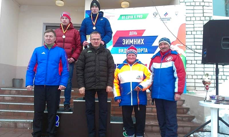 "Золотой дубль" команды города Канаша по лыжным гонкам-2016.