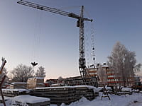 Многоквартирный жилой дом. 25 января 2022 (вт).