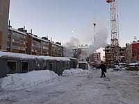 Многоквартирный жилой дом. 25 января 2022 (вт).