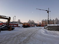 Многоквартирный жилой дом. 25 января 2022 (вт).