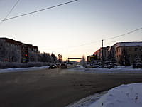 Улица 30 лет Победы (г. Канаш). 25 января 2022 (вт).