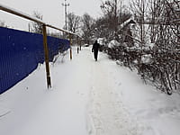 Переулок Больничный . 19 января 2022 (ср).