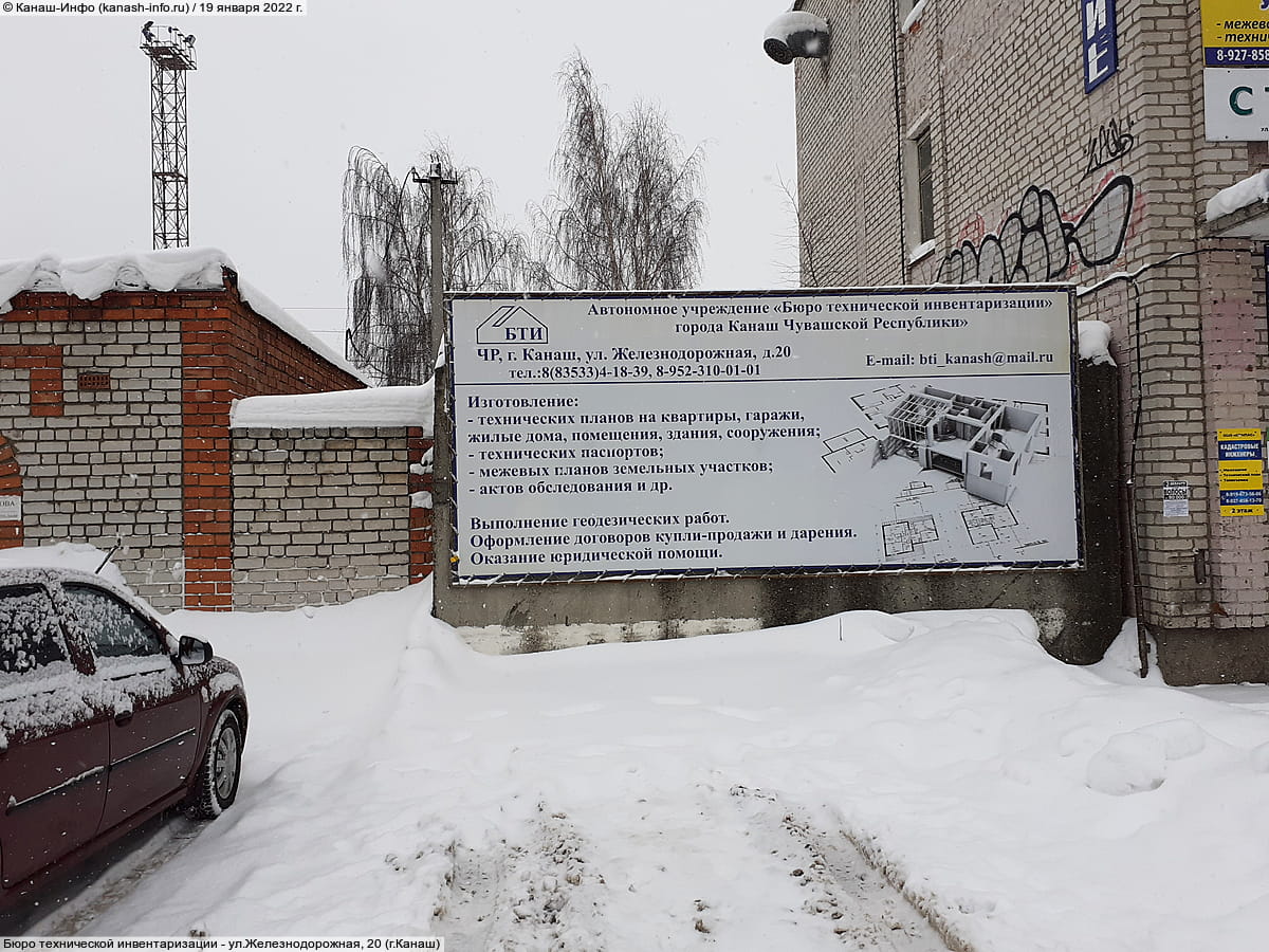Бюро технической инвентаризации. 19 января 2022 (ср).