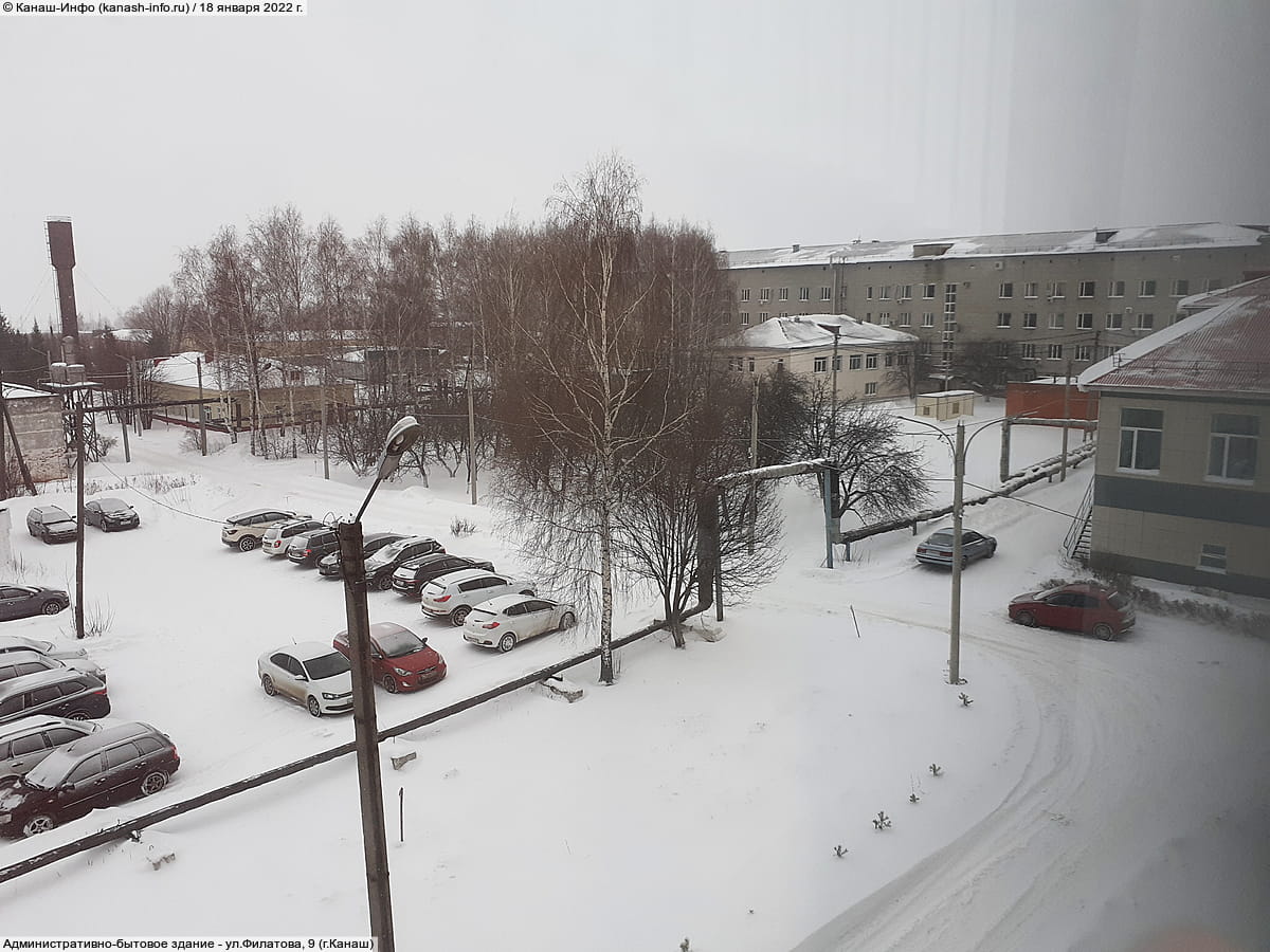 Административно-бытовое здание. 18 января 2022 (вт).
