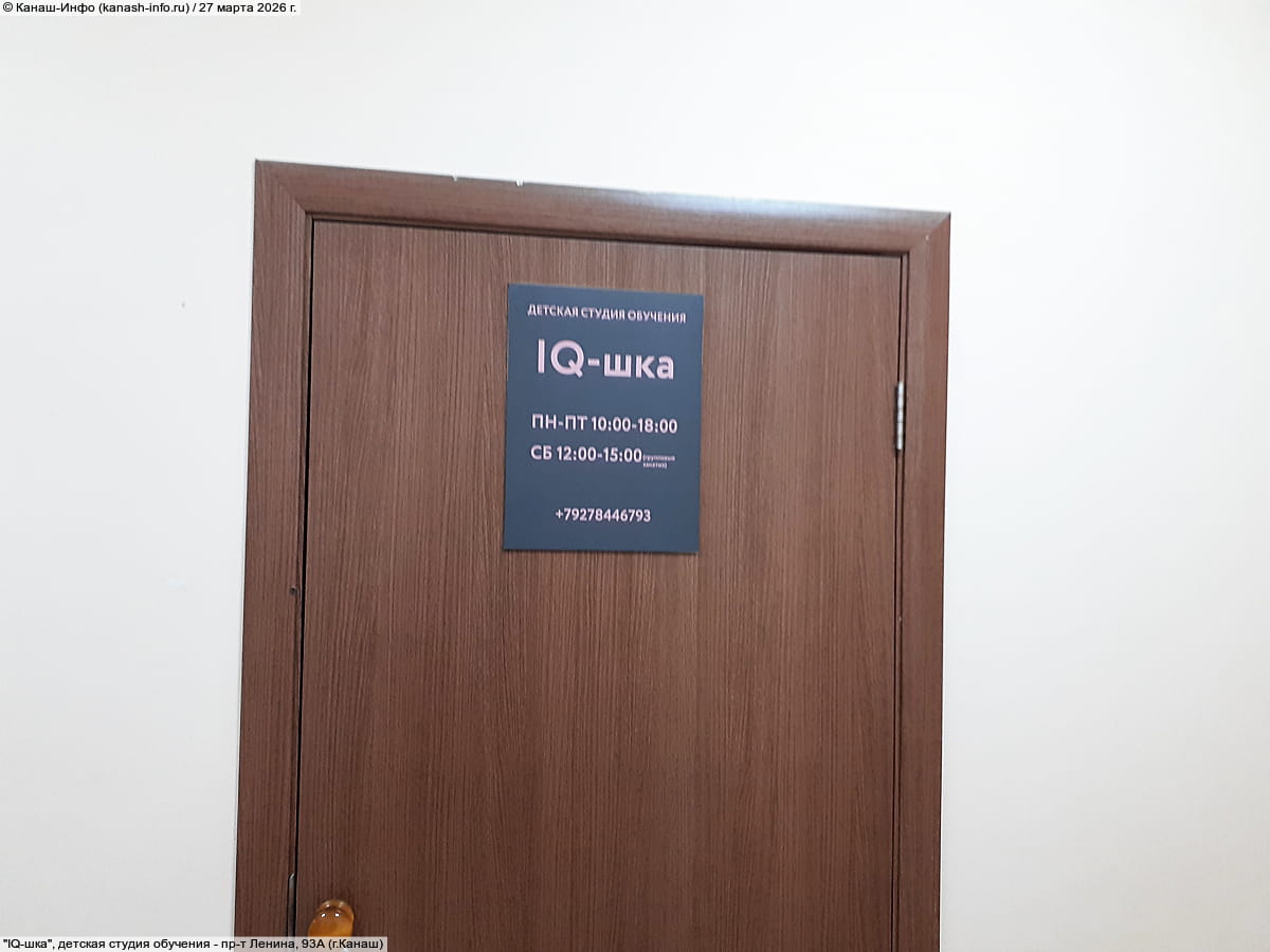 "IQ-шка", детская студия обучения.