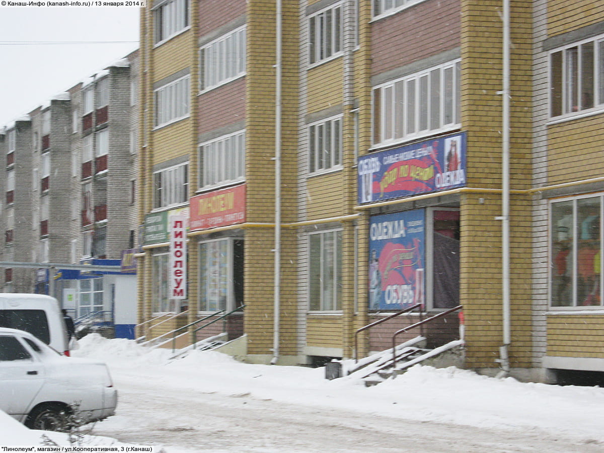 "Линолеум", магазин. 13 января 2014 (пн).