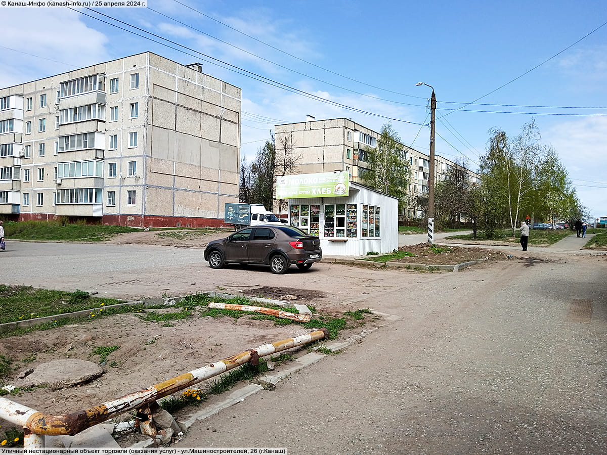 Уличный нестационарный объект торговли (оказания услуг). 25 апреля 2024 (чт).