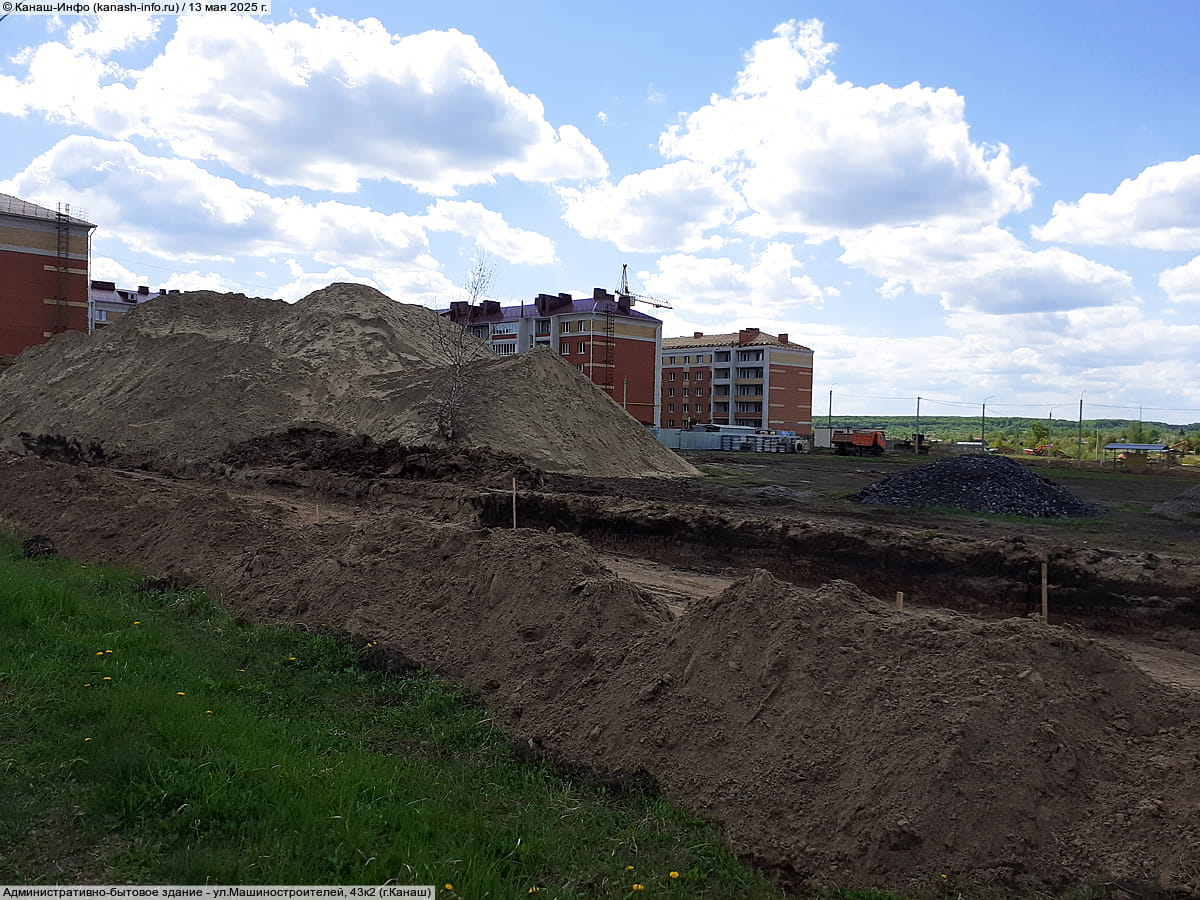 Административно-бытовое здание. 13 мая 2025 (вт).