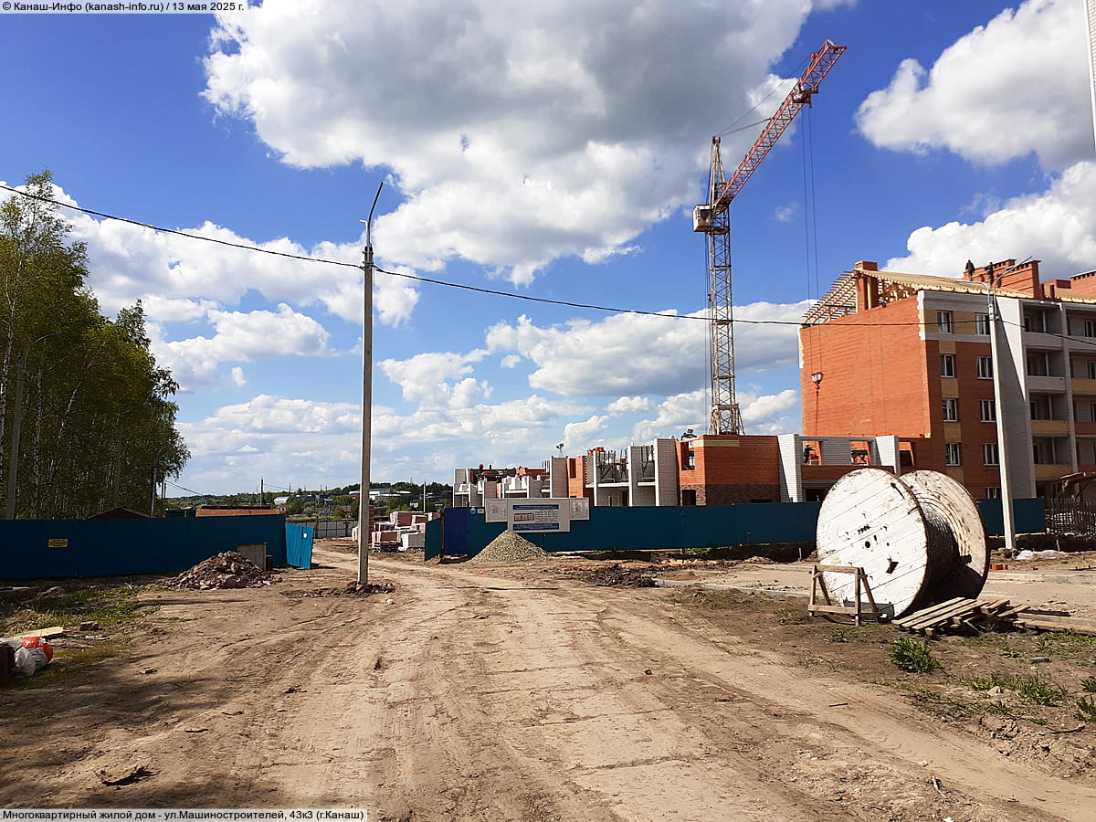 Многоквартирный жилой дом. 13 мая 2025 (вт).