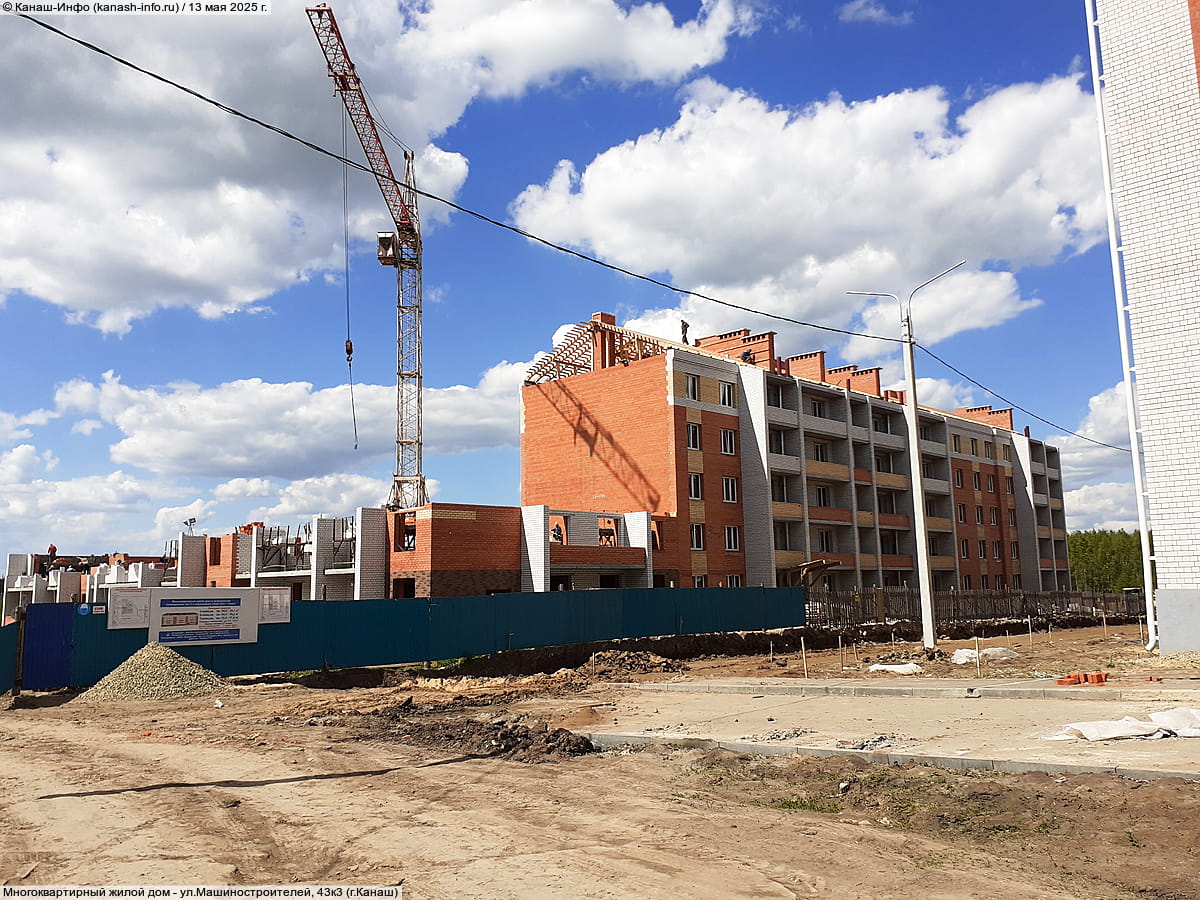 Многоквартирный жилой дом. 13 мая 2025 (вт).