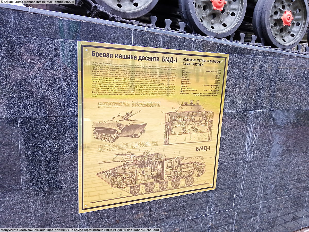 Монумент в честь воинов-канашцев, погибших на земле Афганистана (1994 г.). 05 ноября 2022 (сб).