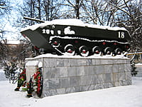 Монумент в честь воинов-канашцев, погибших на земле Афганистана (1994 г.). 08 декабря 2013 (вс).