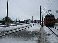 Моторвагонное депо станции "Канаш" (ТЧ-18). 15 февраля 2014 (сб).