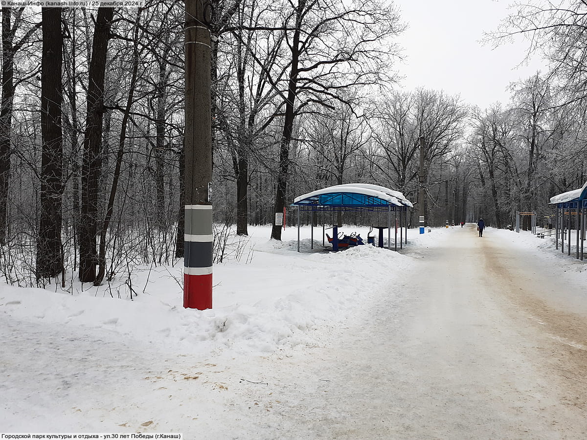 Городской парк культуры и отдыха. 25 декабря 2024 (ср).