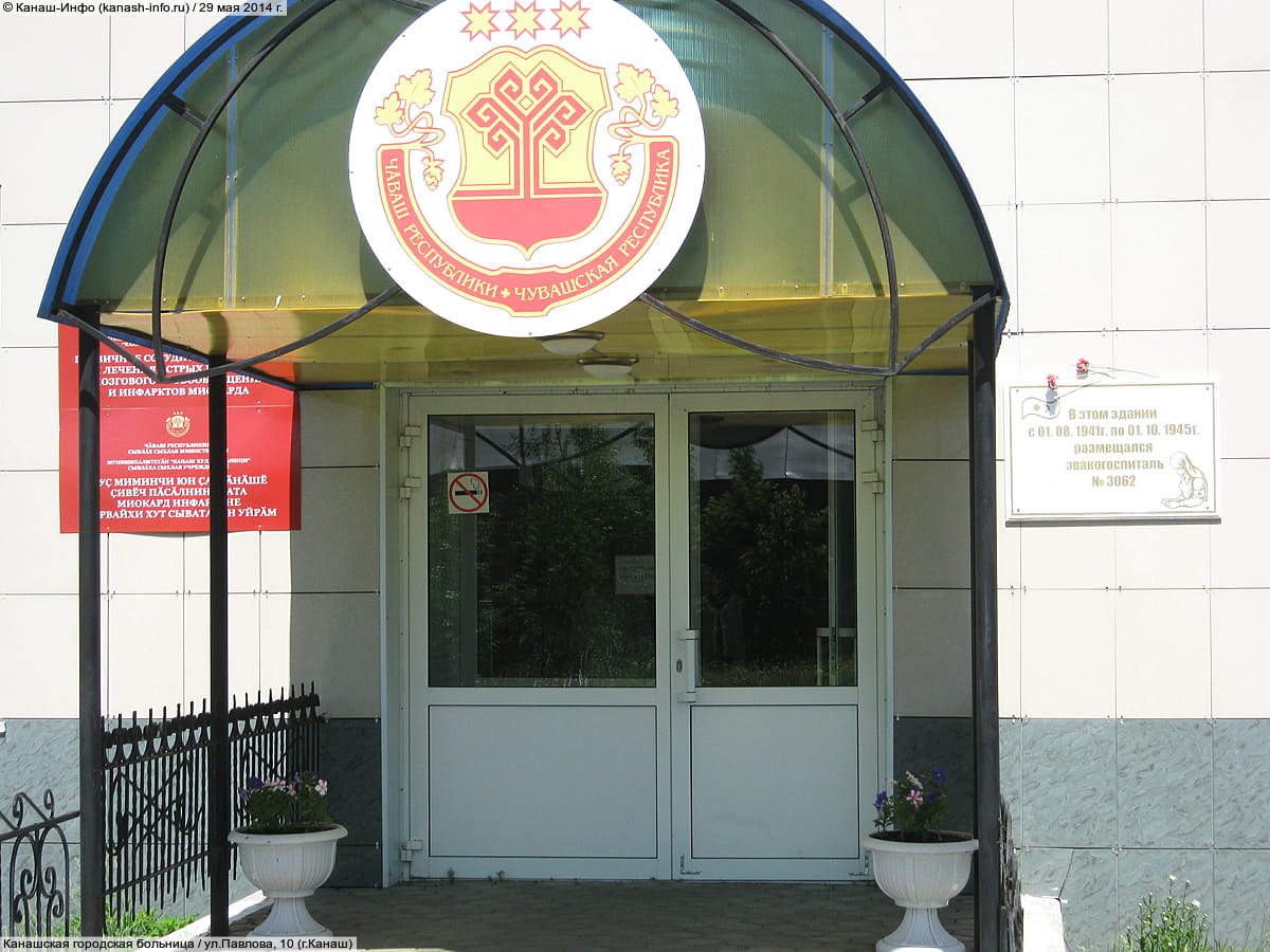 Первичное сосудистое отделение Канашской городской больницы.