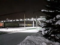 Пешеходный мост через железную дорогу. 18 января 2022 (вт).