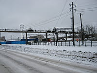 Пешеходный мост через железную дорогу. 12 января 2014 (вс).