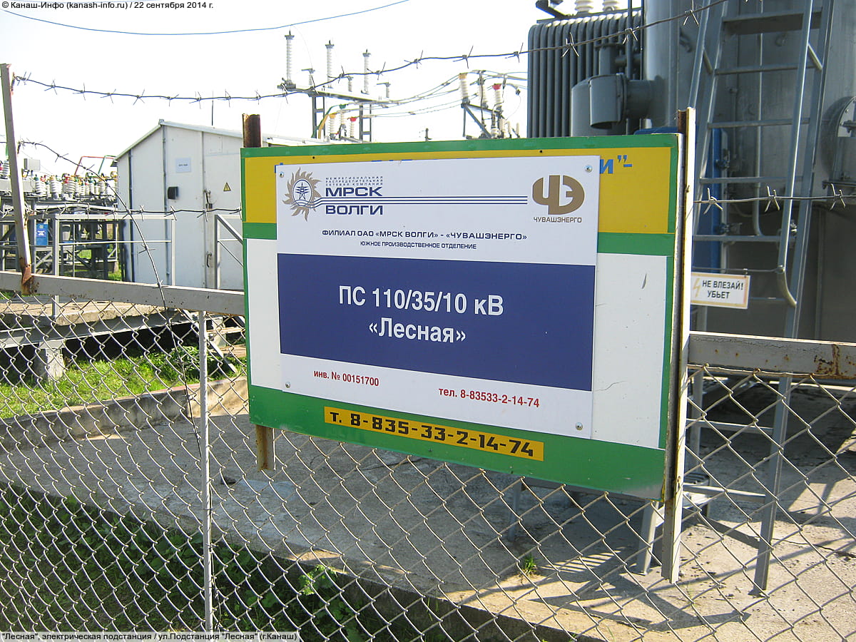 Подстанция "Лесная" (ПС 110/35/10 кВ) - п/ст. Лесная (д. Малые Бикшихи).