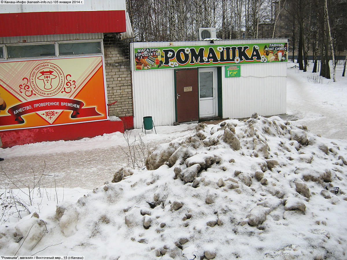 "Ромашка", магазин. 05 января 2014 (вс).