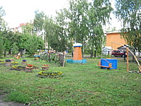 Школьная площадка "Деревенский дворик". 14 августа 2014 (чт).