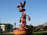 Скульптура "Сетнер и Нарспи". 01 июня 2014 (вс).