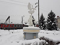 Скульптура "Сетнер и Нарспи". 19 января 2022 (ср).