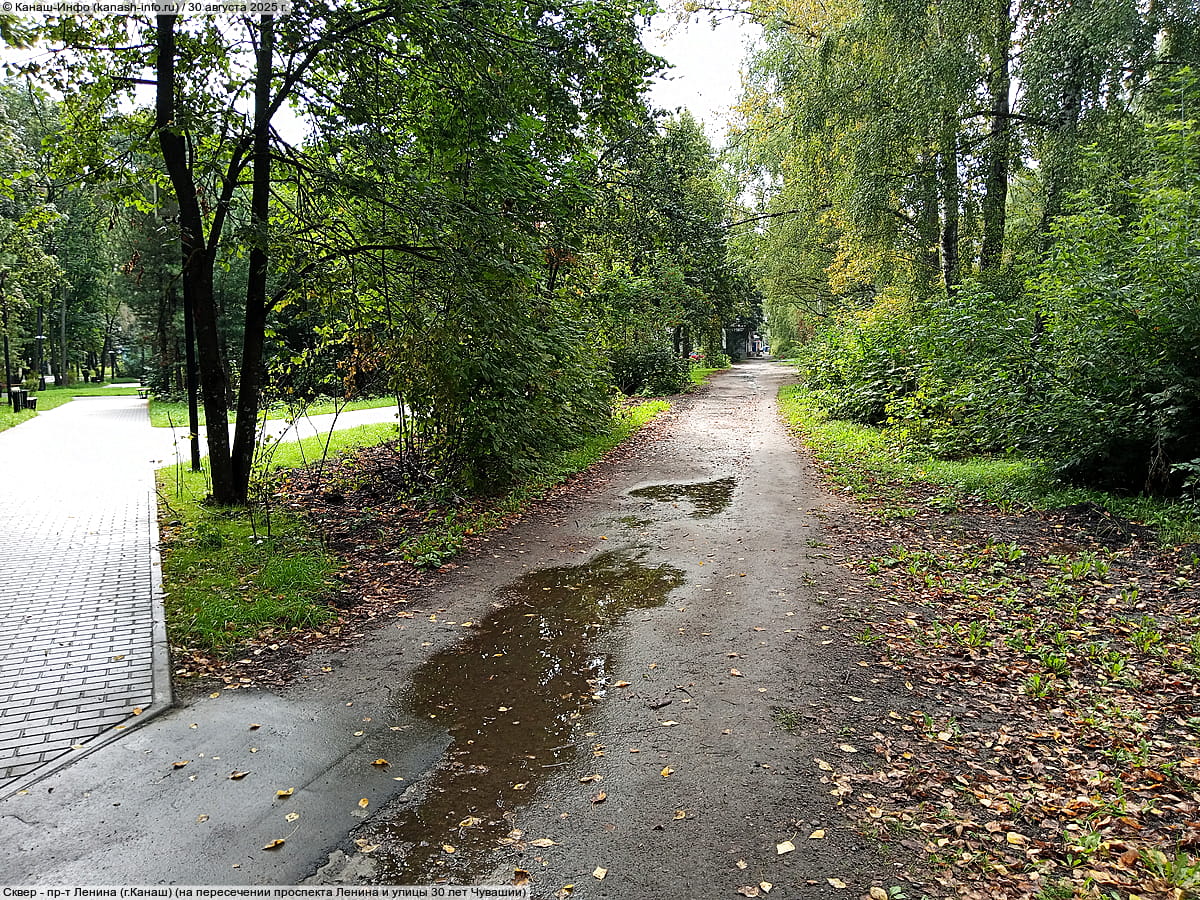 Сквер имени Линара Ибрагимовича Калимуллина. 30 августа 2025 (сб).