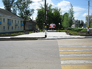 Сквер огнеборцев -​ ул. Пушкина (г. Канаш).