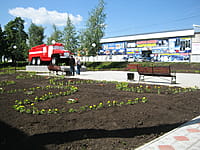 Сквер огнеборцев. 10 августа 2015 (пн).