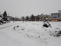 Сквер у железнодорожного вокзала. 19 января 2022 (ср).