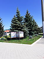 Сквер у железнодорожного вокзала. 14 июня 2022 (вт).