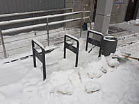 Велопарковка. 19 января 2022 (ср).