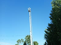 Вышка станции оператора сотовой связи. 01 сентября 2025 (пн).