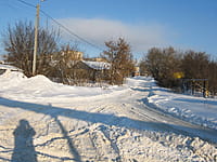 Улица Заводская . 18 января 2014 (сб).