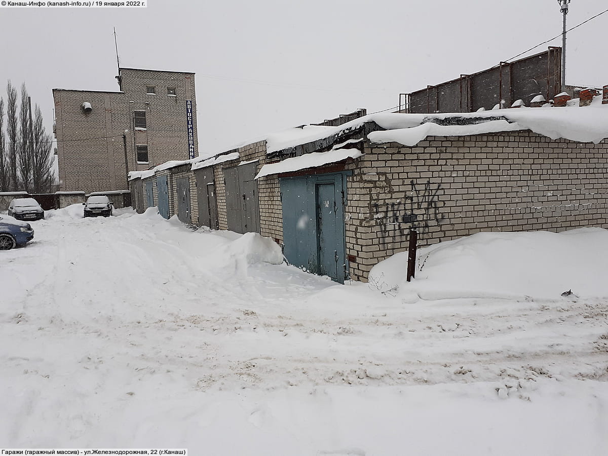 Гаражи (гаражный массив). 19 января 2022 (ср).
