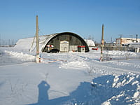 Гараж для служебного автотранспорта. 19 января 2014 (вс).