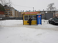 Уличный нестационарный объект торговли (оказания услуг). 18 января 2022 (вт).