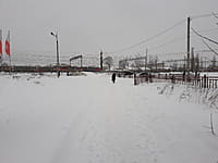 Улица Железнодорожная . 19 января 2022 (ср).