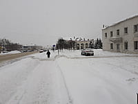 Улица Железнодорожная (г. Канаш). 19 января 2022 (ср).