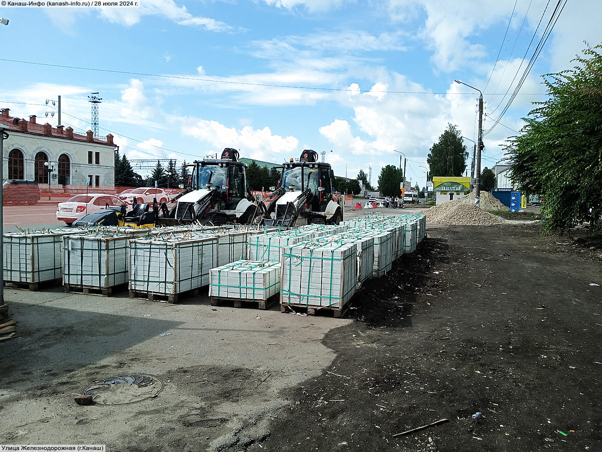 Улица Железнодорожная . 28 июля 2024 (вс).