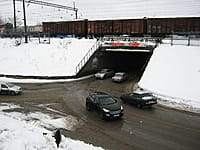 Железнодорожный мост (путепровод). 12 января 2014 (вс).