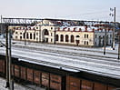 Обратная сторона железнодорожного вокзала. Вид моста. 04 января 2014 (сб).